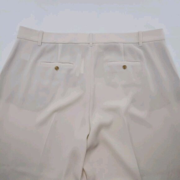 Vince. Womens Ivory Ankle Length Soft Tailored Trouser Dress Pants Size 22 - Picture 2 of 8